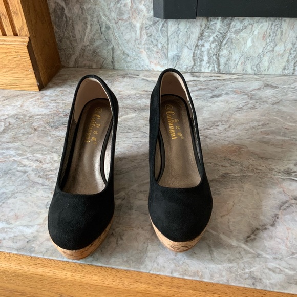 Elegant high wedge heels shoes for women - Picture 3 of 6